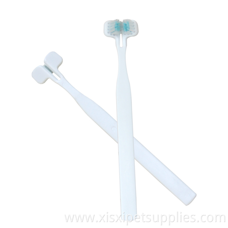 Factory Wholesale LOW MOQ Cheap Double Heads Pet Cat Dog Toothbrush